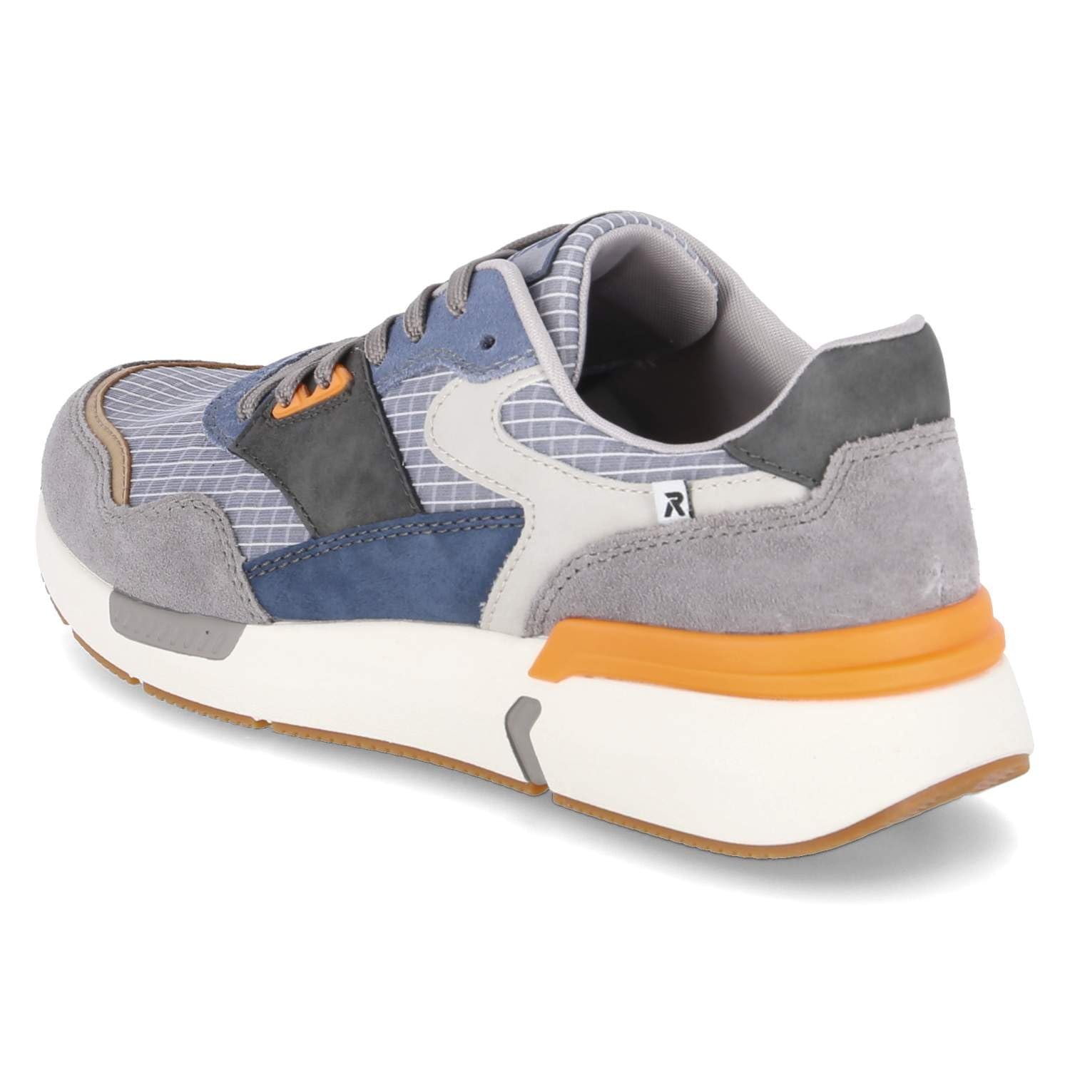 Кросівки Rieker Низькі Сірий Помаранчевий Шкіра & Текстиль, фото №3