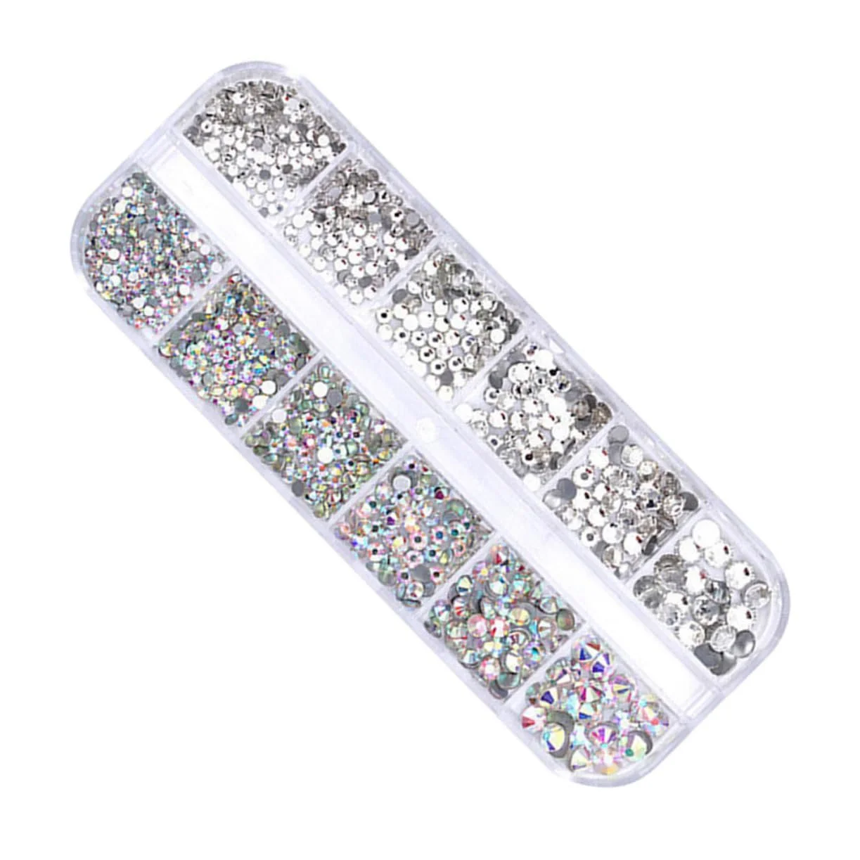 Набір страз minkissy 12 Різдвяні прикраси для прикрас Різдвяні прикраси Різдвяні ювелірні вироби для намист Камені для нігтів Діамантові камені Плоскі ювелірні аксесуари, фото №5