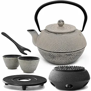 Чайник Чавунний Asia 1.1 літра Сірий - Фото 1