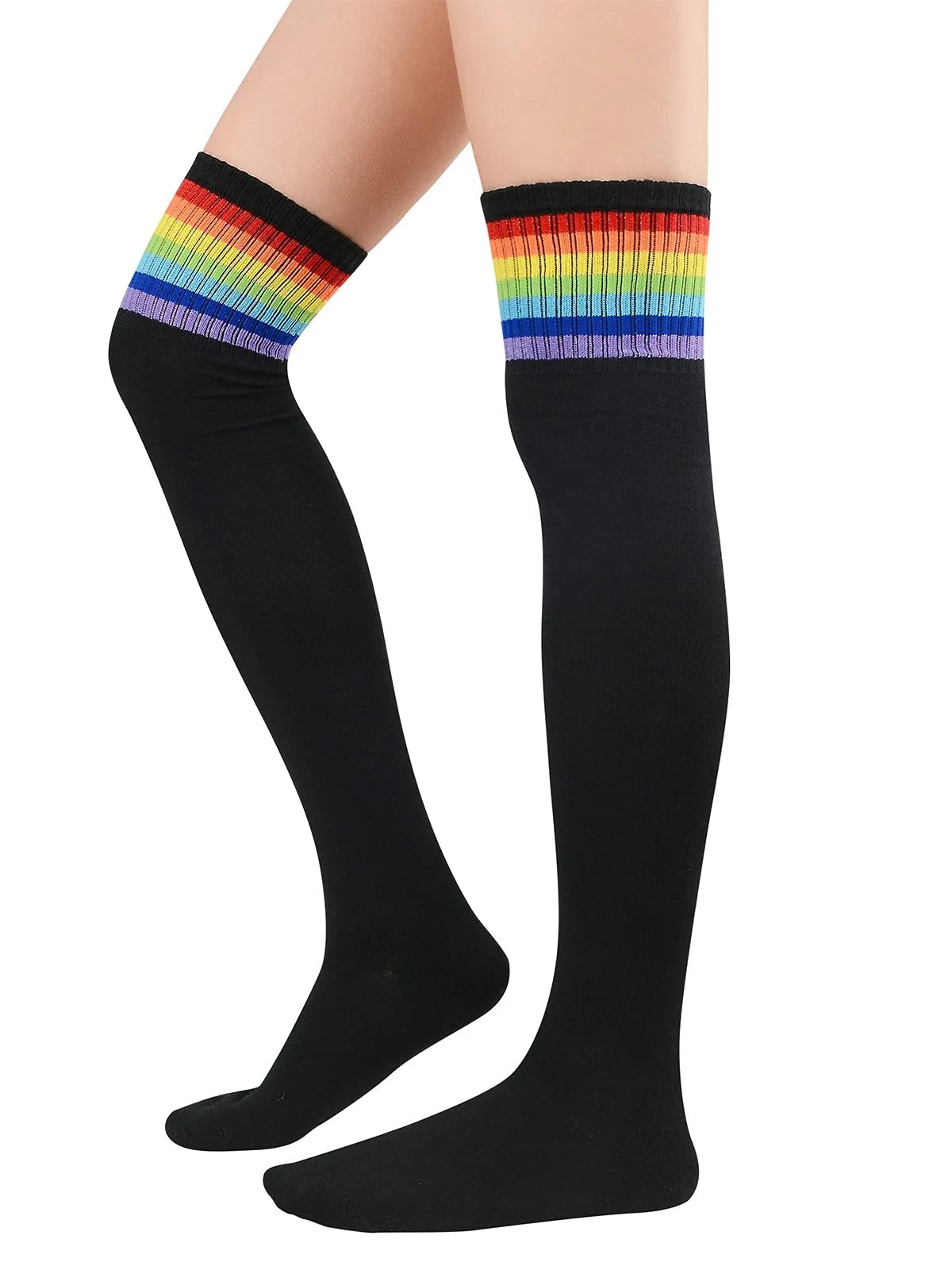 Гольфи Century Star Високі Жіночі Райдужні One size fits all, фото №3 Гольфи Century Star Високі Жіночі Райдужні One size fits all, фото №3