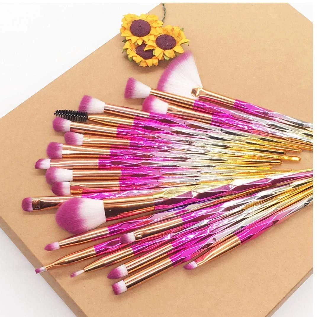 Набір пензлів для очей, 20 штук, фото №2