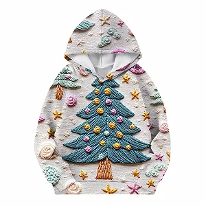 Толстовка Без бренда Детский Рождественский принт synthetic.ua - Фото 1