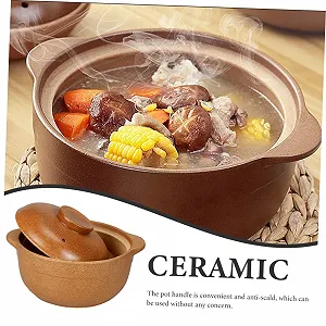 Кастрюля-жаровня VICASKY керамическая антипригарная термостойкая компактная synthetic.ua - Фото 1