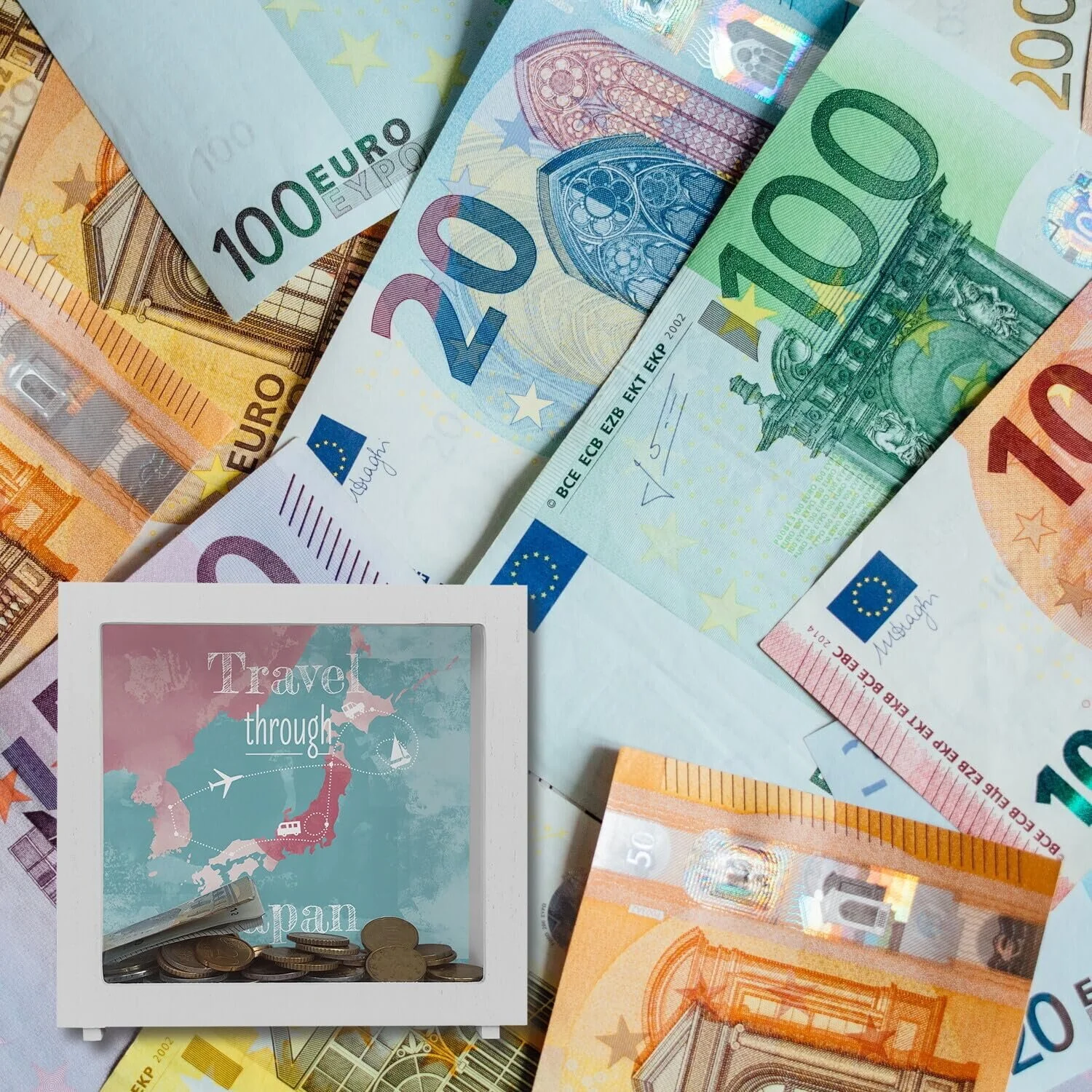 Скарбничка-рамка Wooden Frame Money Box Japan дерев'яна, фото №5