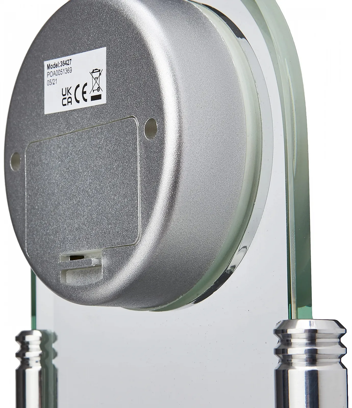 Настільний годинник Acctim Bewdley 36427 Срібний/Білий, фото №3