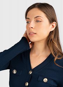 Жіночий кардіган Guess by Marciano ORIONE Темно-синій - M ціна на synthetic.ua - Фото 1 Жіночий кардіган Guess by Marciano ORIONE Темно-синій - M synthetic.ua - Фото 1