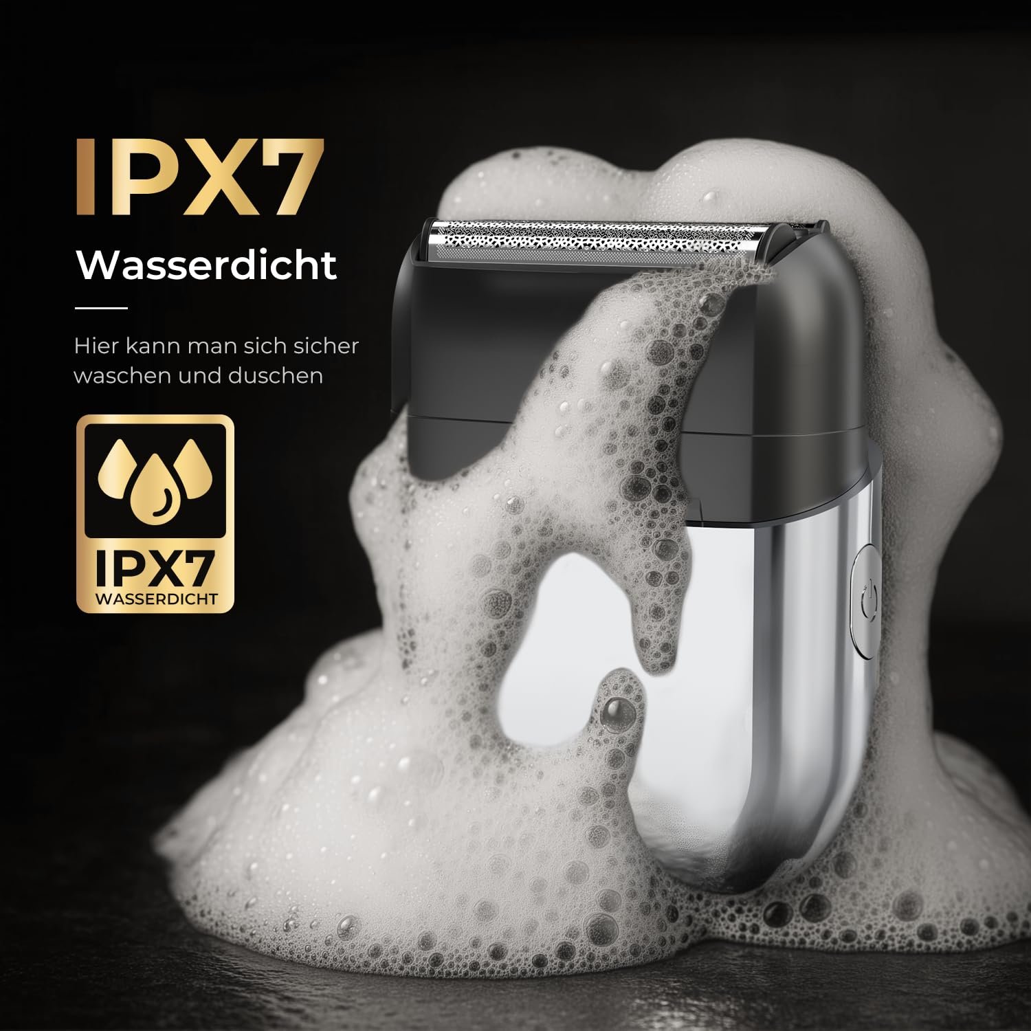 Міні-електробритва сіткова PRITECH Акумуляторна USB-C IPX7 Портативна, фото №4 Міні-електробритва сіткова PRITECH Акумуляторна USB-C IPX7 Портативна, фото №4