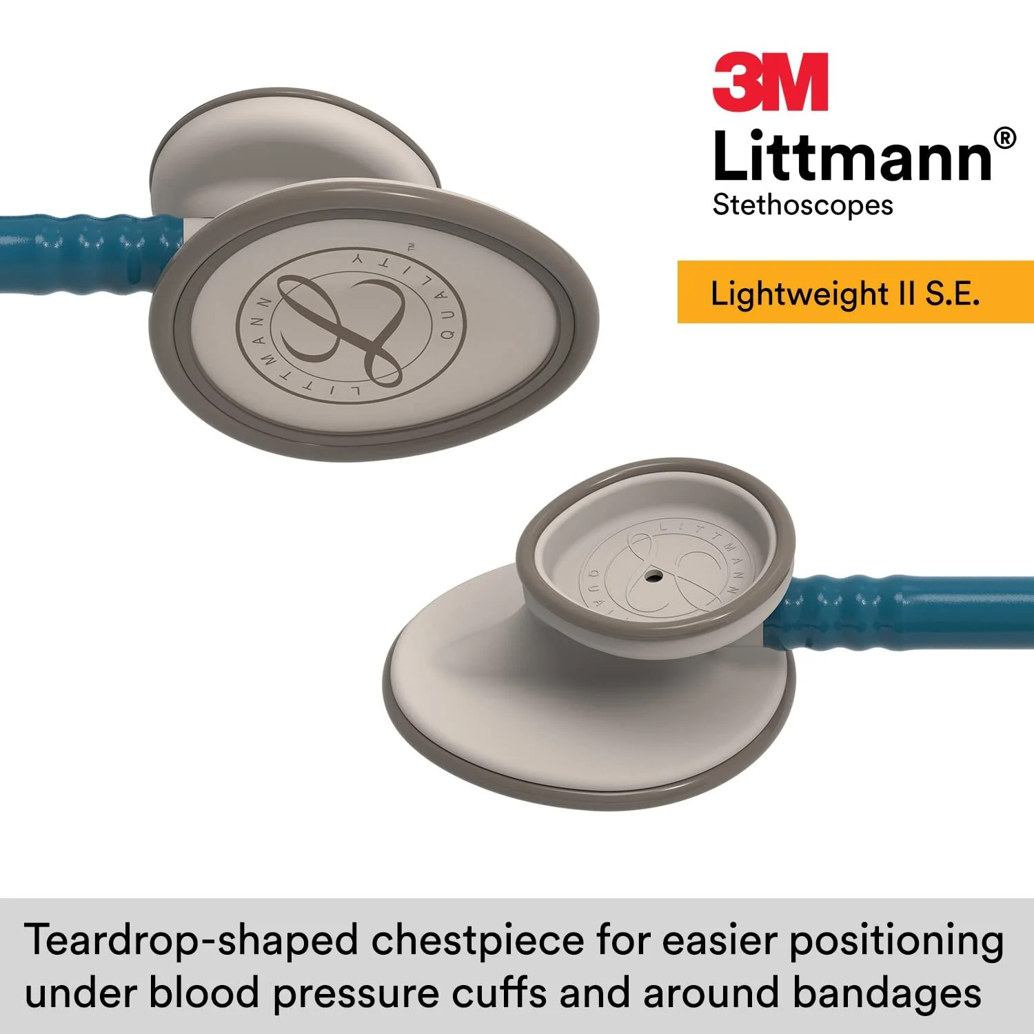 Стетоскоп 3M Littmann Lightweight II S.E. 71см Синій, фото №3
