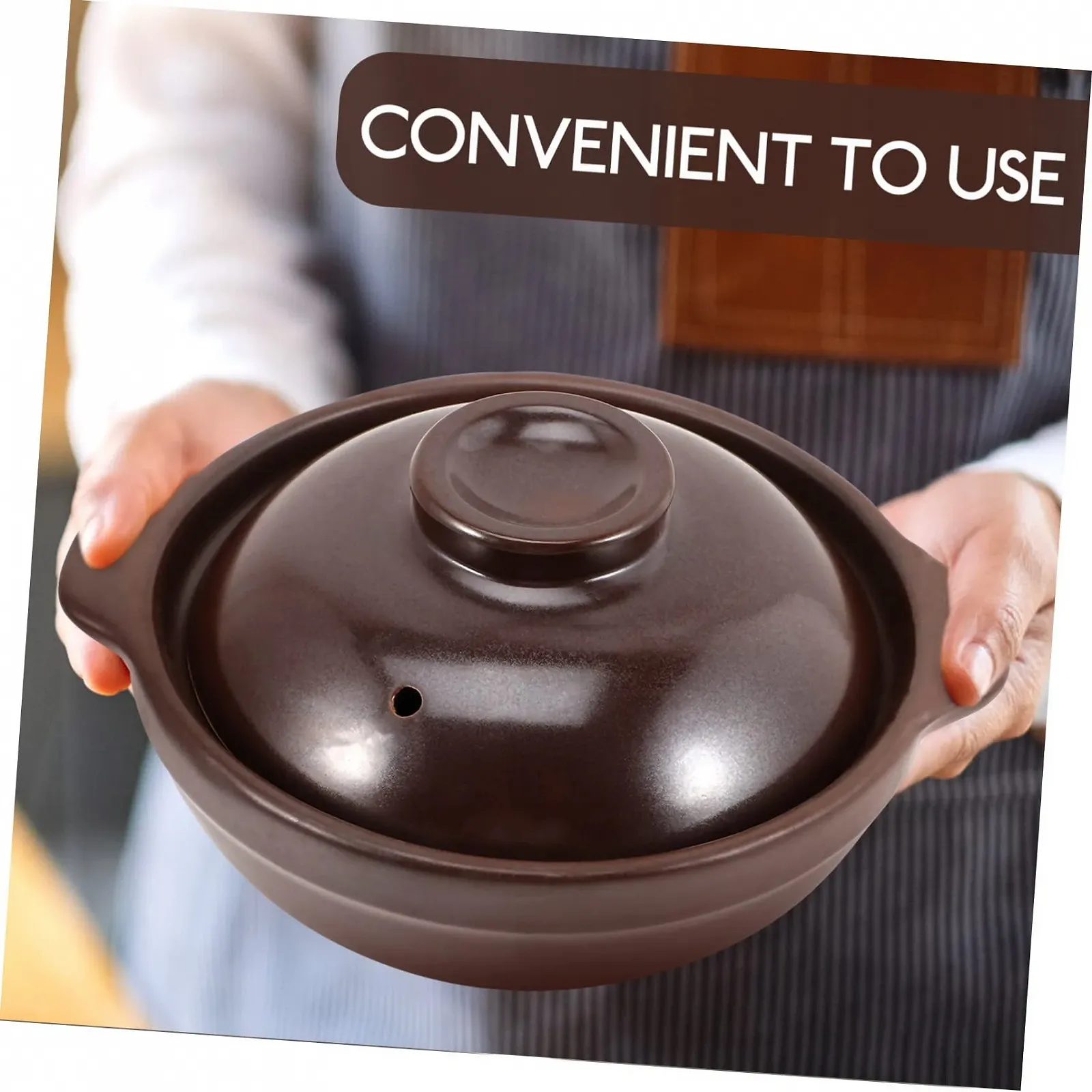 Каструля керамічна iplusmile Мала з кришкою, антипригарна, термостійка, фото №6 Каструля керамічна iplusmile Мала з кришкою, антипригарна, термостійка, фото №6