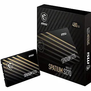 SSD-накопичувач MSI SPATIUM S270 480GB SATA 3 2.5" 3D NAND - Фото 1