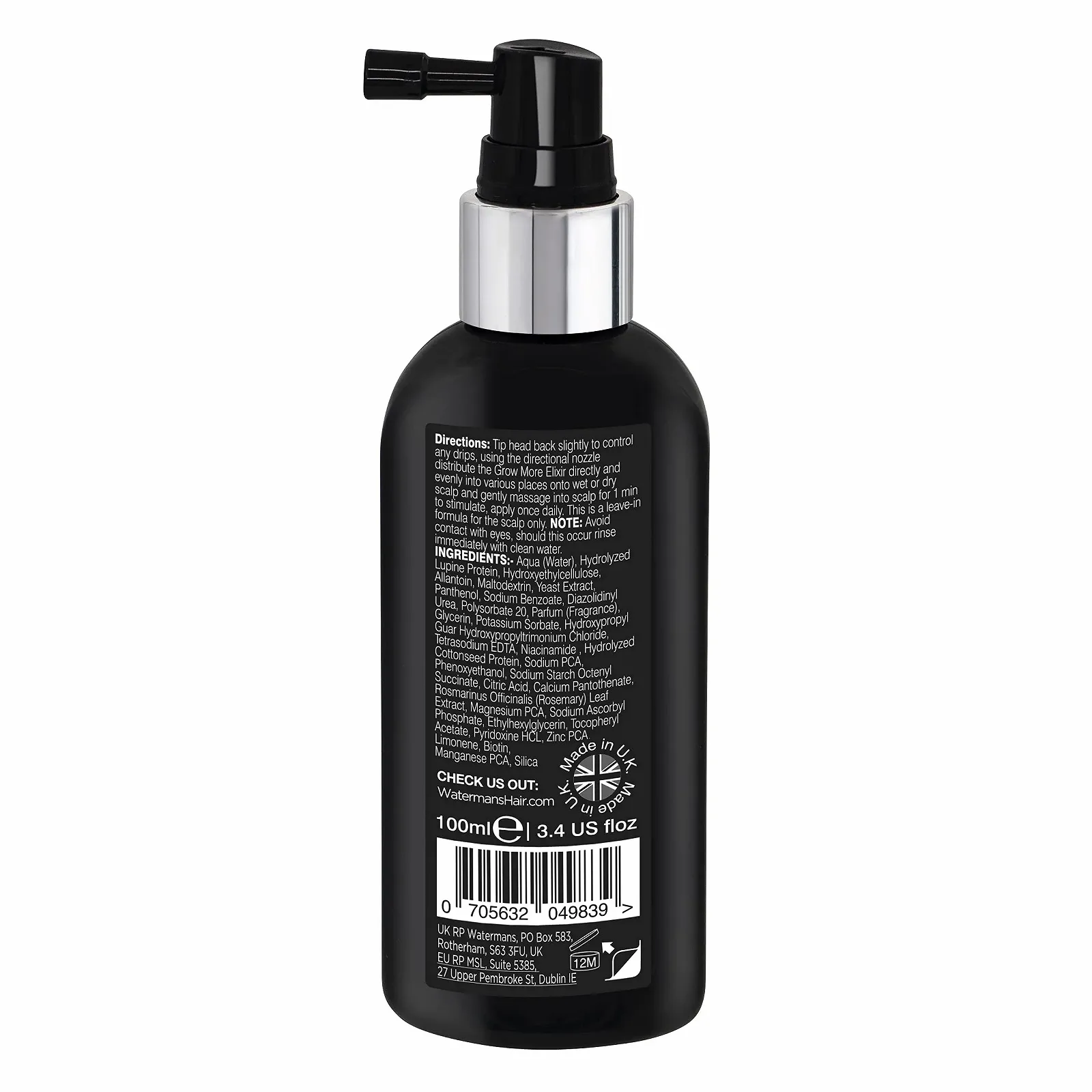 Сироватка Watermans Grow More Elixir для росту волосся, 100 мл, фото №2