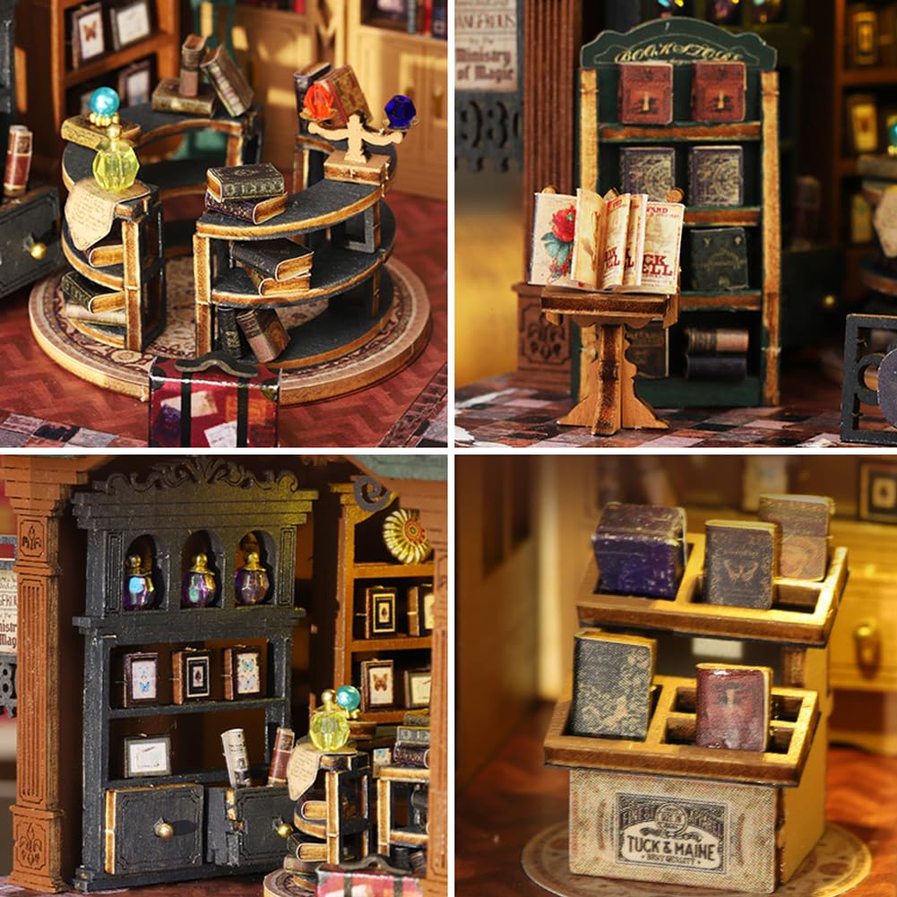 Мініатюрний будиночок Magic Dollhouse Magic Book Shop 1:24, фото №4