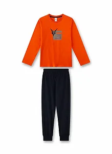 Піжама Sanetta Помаранчевий для хлопчиків - Фото 1