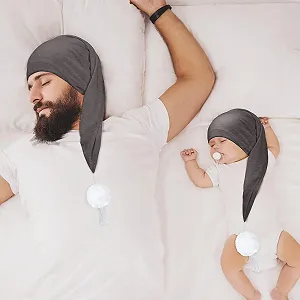 Унисекс Шапка вязаная с принтом Однотонная зимняя ветрозащитная с чехлом Aeroplane для мальчиков 3 года synthetic.ua - Фото 1