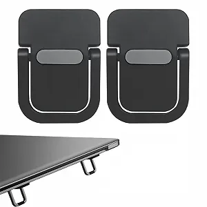 Подставка для ноутбука Мини (2 шт.) Портативная подставка для клавиатуры для стола Складная невидимая подставка для ноутбука Самоклеящаяся подставка для компьютера для всех ноутбуков - Фото 1