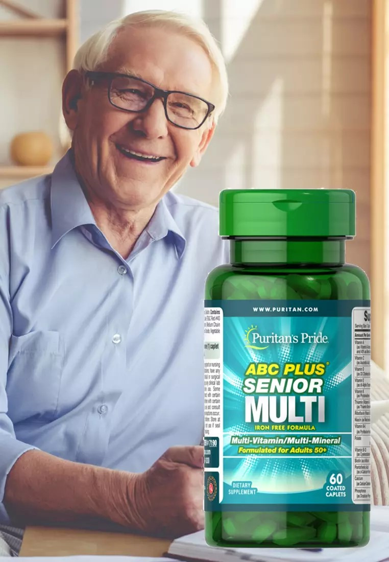 Мультивитаминная формула для людей старше 50 лет Puritan's Pride ABC Plus Senior Multivitamin Multi-Mineral, фото №3