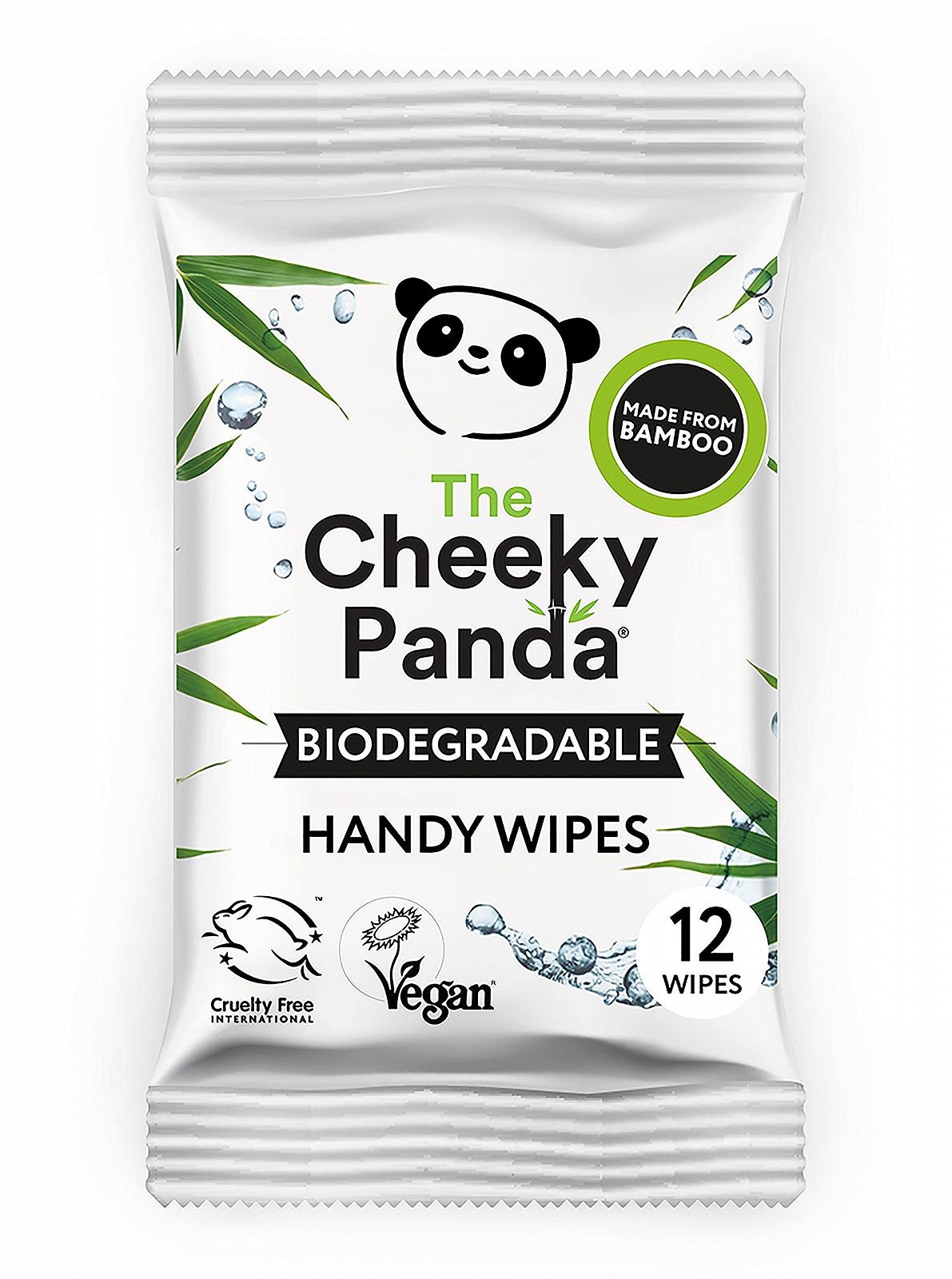 Влажные салфетки The Cheeky Panda Одноразовая упаковка Белые без запаха, фото №1