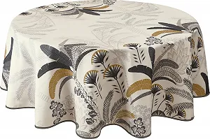 Скатертина Le linge de Jules Palm Trees Кругла 160 см - Фото 1
