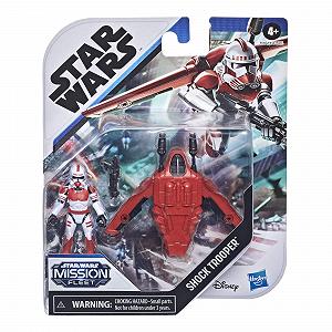 Фигурка и транспортное средство Star Wars Shock Trooper Mission Fleet Gear Class, 2,5 дюйма synthetic.ua - Фото 1
