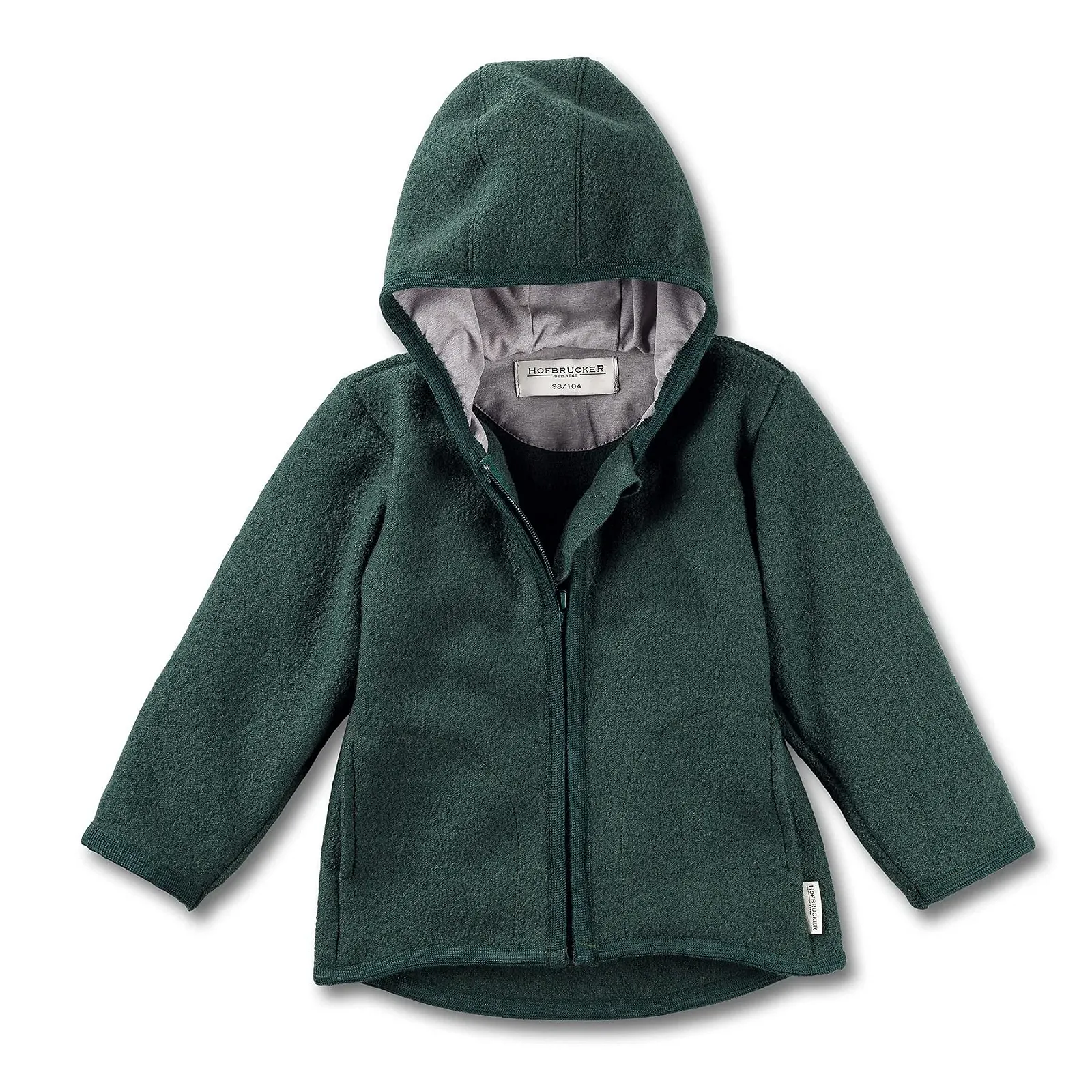 Куртка з капюшоном Hofbrucker Wollwalk з мериносової вовни від осені до весни, фото №1