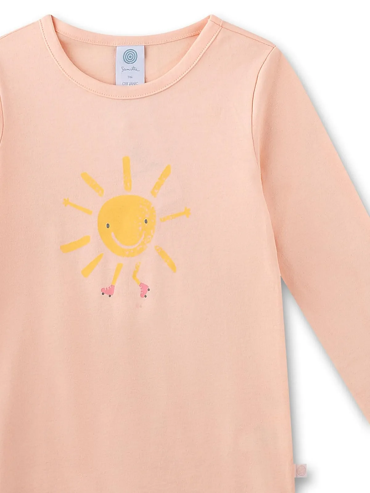 Пижама Sanetta для девочек длинная розовая, фото №3 Пижама Sanetta для девочек длинная розовая, фото №3