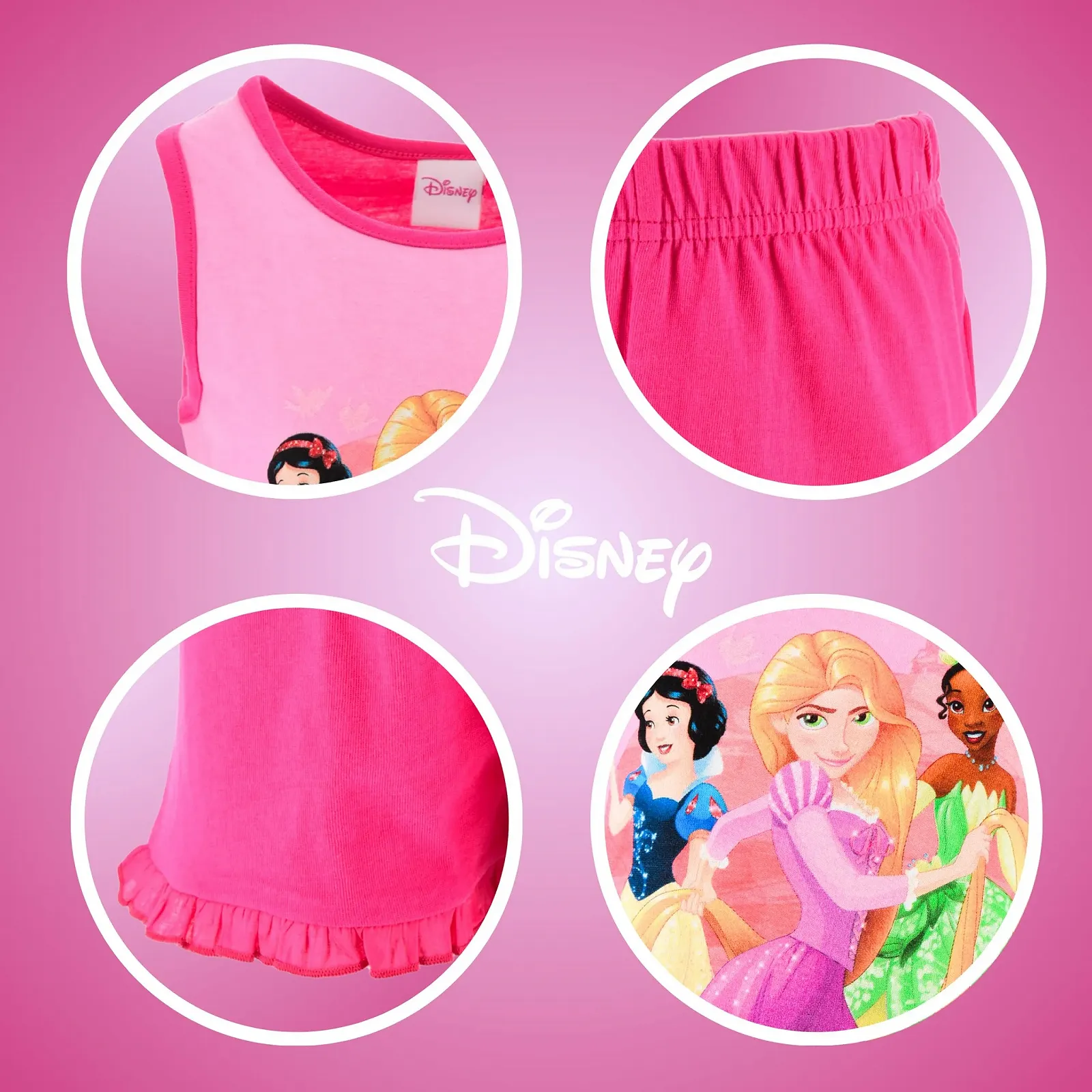 Піжама Disney Принцеси для дівчат, комплект з 2 предметів, фото №8 Піжама Disney Принцеси для дівчат, комплект з 2 предметів, фото №8