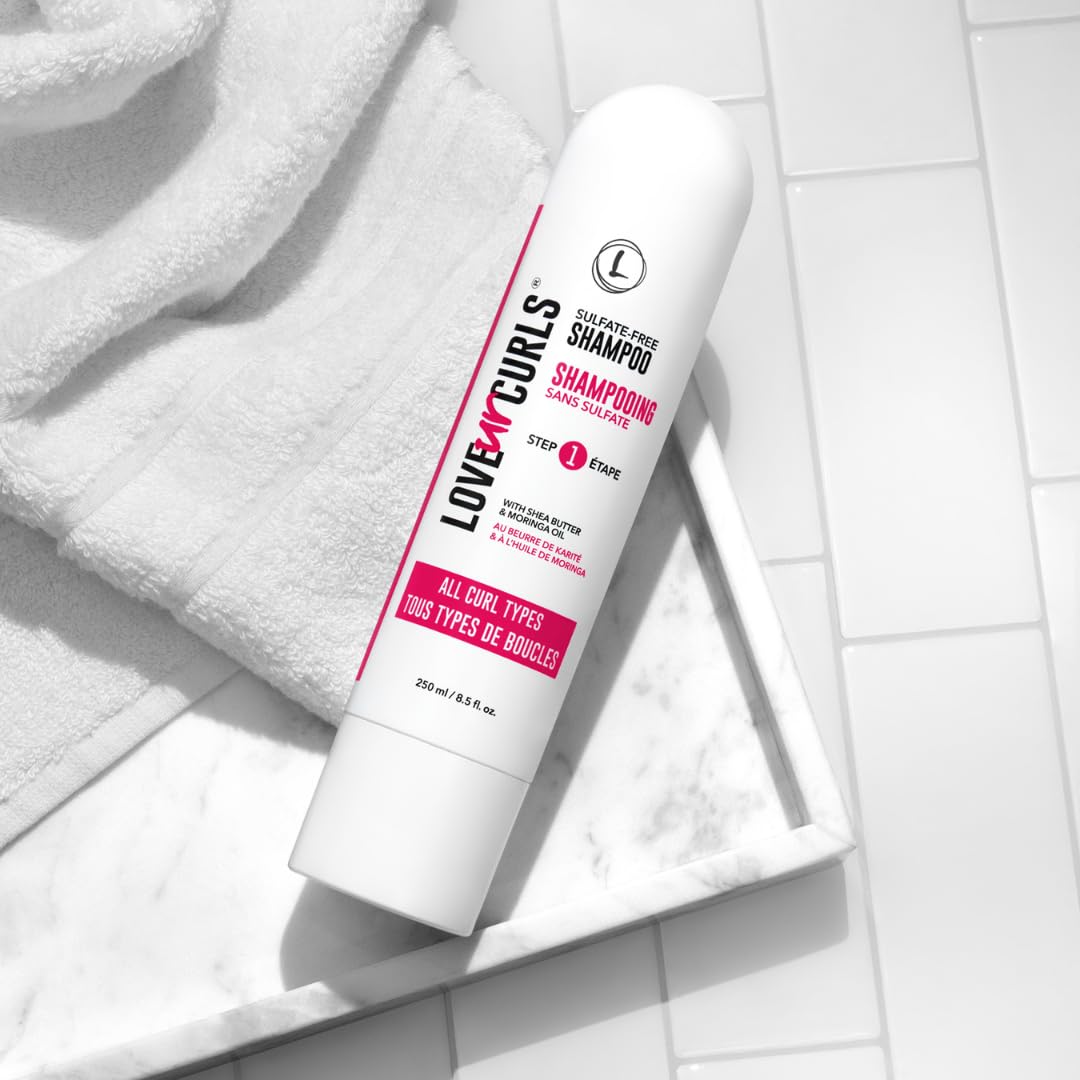 Шампунь LUS Brands Love Ur Curls 8.5 унций Для кудрявых, волнистых, жестких волос Увлажняющий Безсульфатный, фото №6
