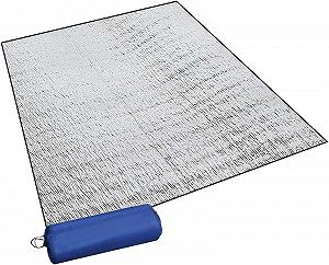 Коврик Insulation 200 x 200 см Двусторонний Алюминиевая Фольга с Сумкой для Хранения Водонепроницаемый Теплоизоляционный Ультралегкий Складывающийся - Фото 1