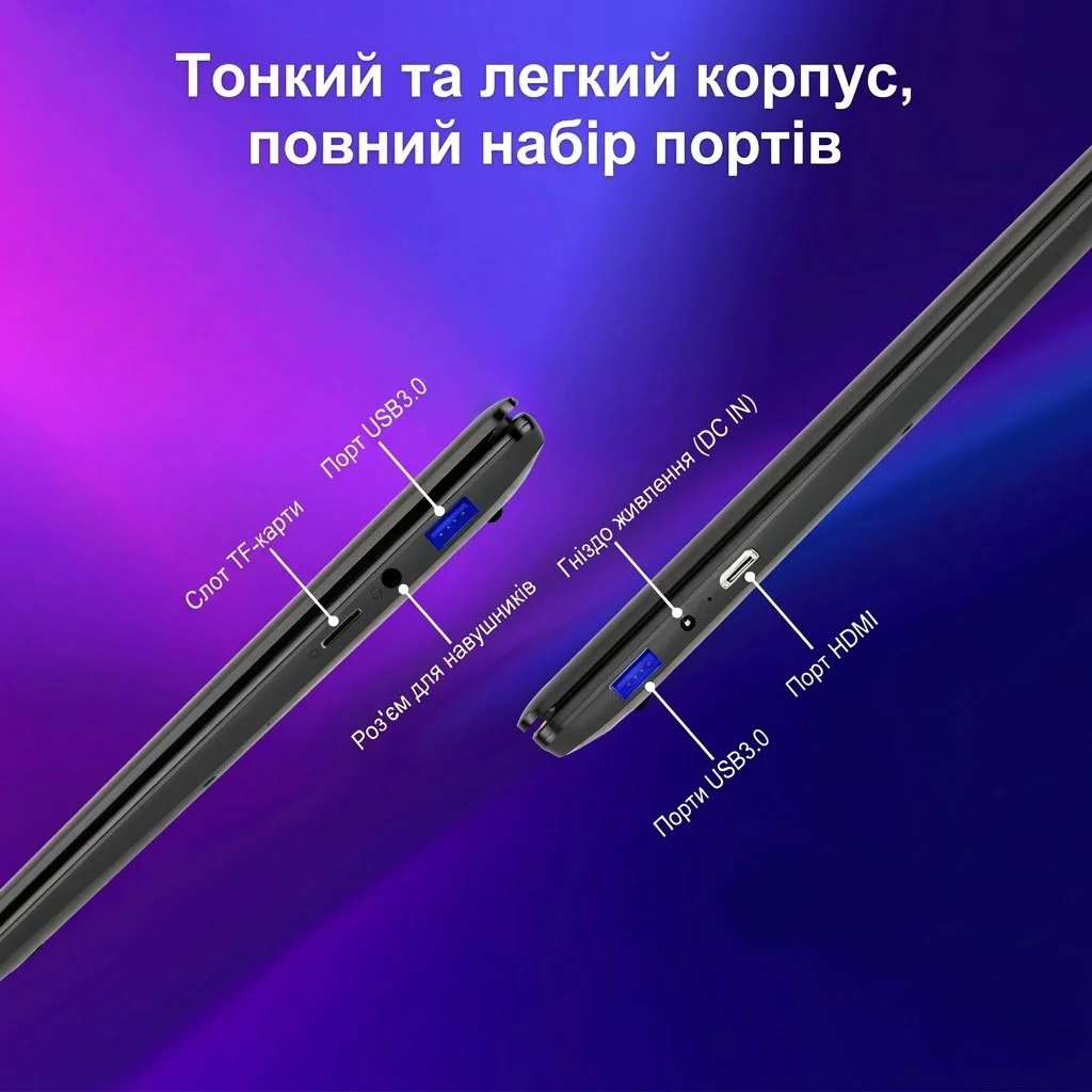 Ноутбук 15.6" PINSTONE ANL5-N95 Intel N95 RAM 16GB SSD 512GB Windows 11 (UKR), фото №6