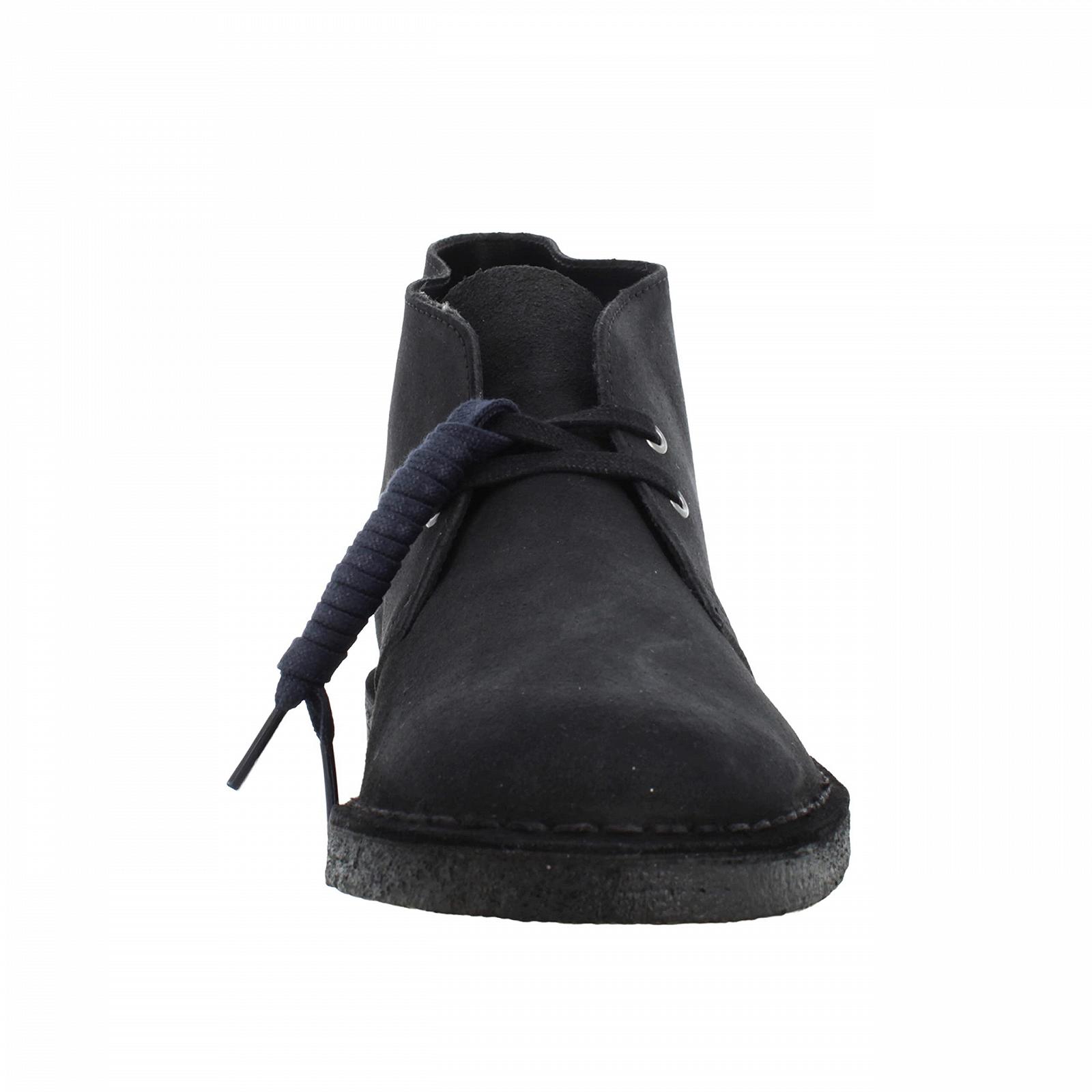 Черевики Desert Clarks ORIGINALS замша, шкіра, чорний, фото №6