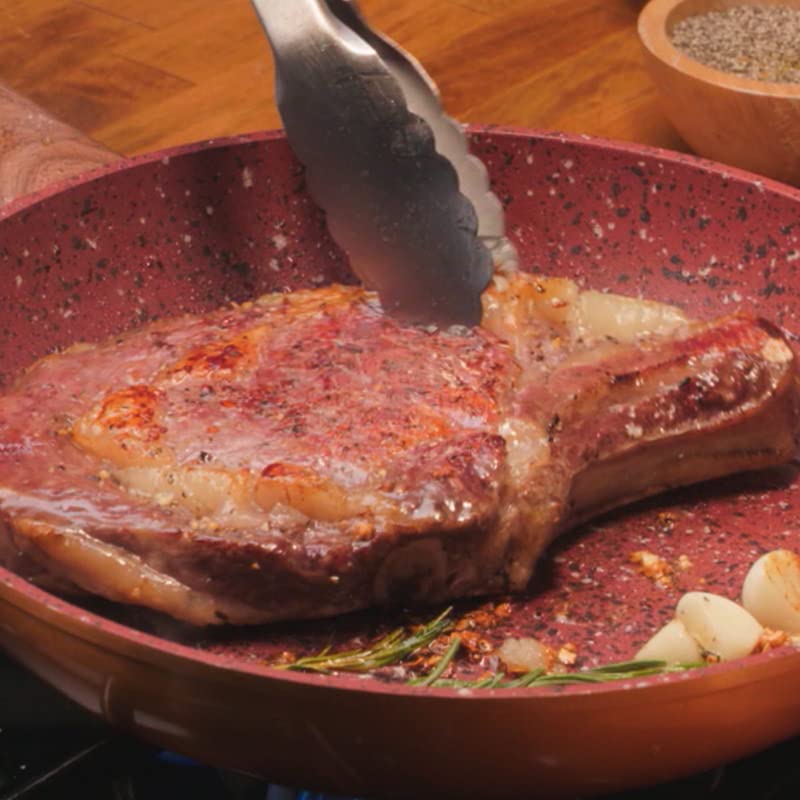 Сковорода Livington Copper & Stone 24 см Антипригарное покрытие устойчивое к царапинам, фото №7 Сковорода Livington Copper & Stone 24 см Антипригарное покрытие устойчивое к царапинам, фото №7