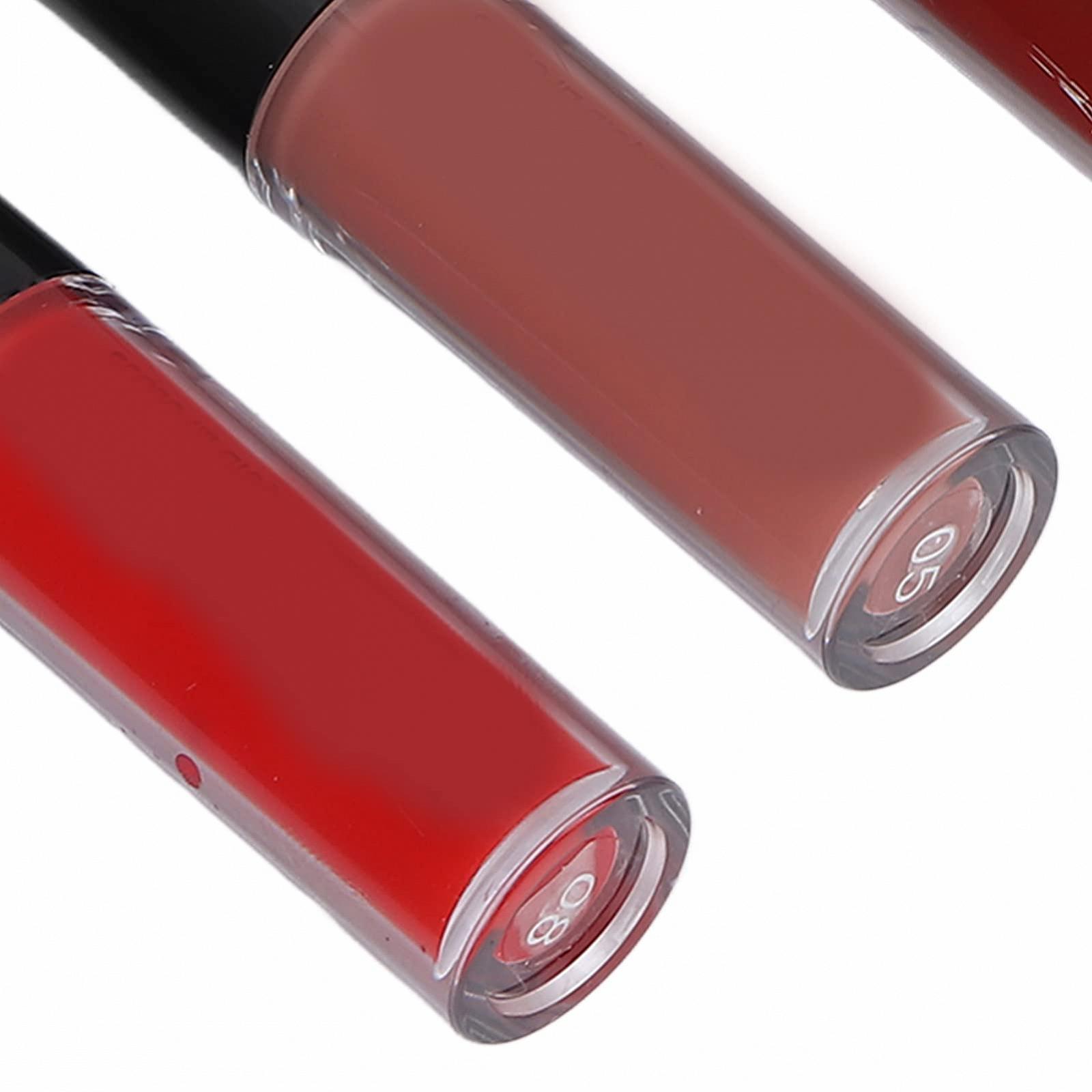 Блиск для губ ANGGREK 4 шт Matte Texture Exquisite Elegante Glättung Kompaktes Design, фото №6