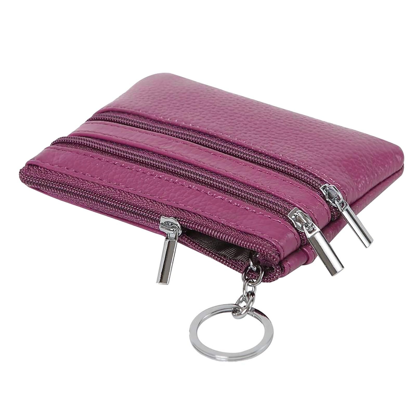 Кошелек Case Женский Маленький на молнии для ключей Фиолетовый One Size, фото №5