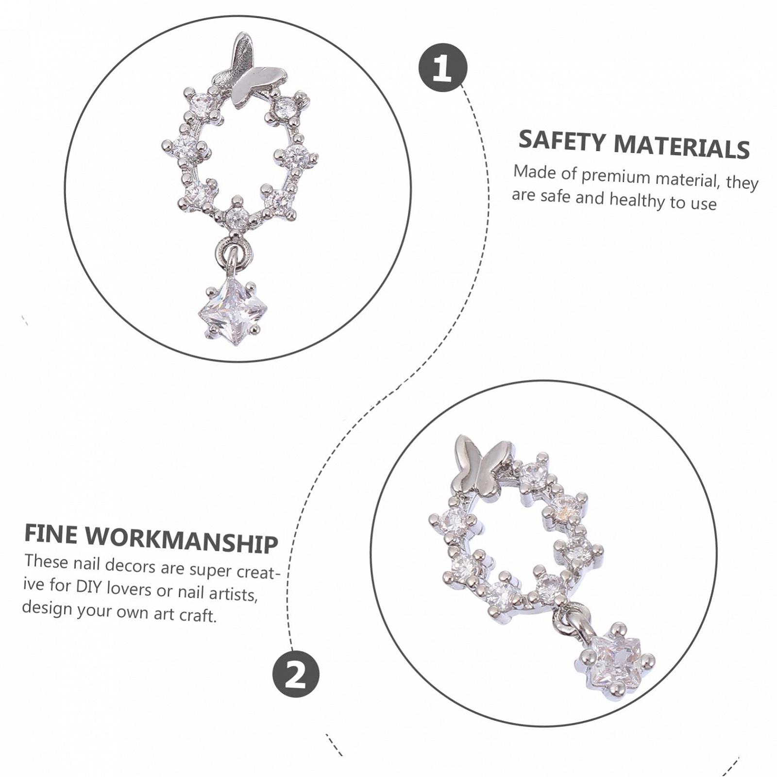 Украшения для ногтей FRCOLOR 9 шт. Японский стиль. Ювелирные изделия для маникюра с элегантным дизайном для креативного дизайна ногтей и особых случаев, фото №9