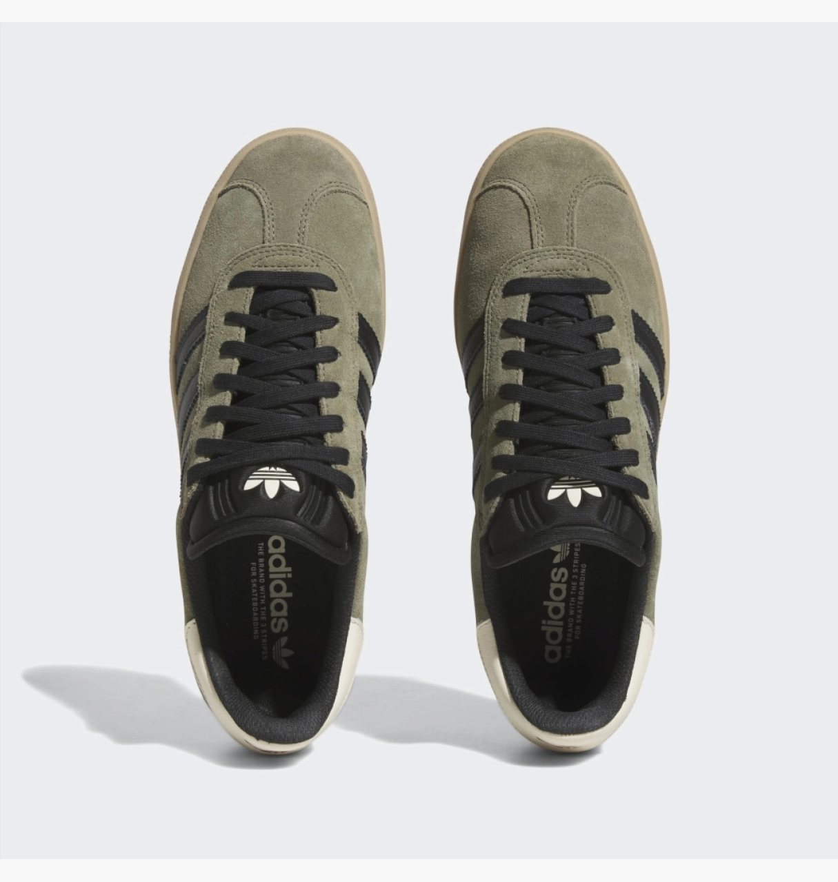 Кросівки ADIDAS GAZELLE ADV SHOES OLIVE 46, фото №2
