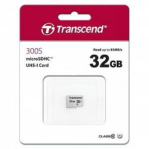 Карта памяти Transcend 32GB microSDHC Class 10 UHS-I U1 TS32GUSD300S synthetic.ua - Фото 1