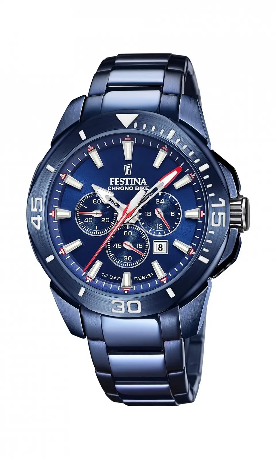 Часы Festina Мужские F20643/1 Нержавеющая сталь Синий 47 мм Водостойкость 10 Бар, фото №1 Часы Festina Мужские F20643/1 Нержавеющая сталь Синий 47 мм Водостойкость 10 Бар, фото №1