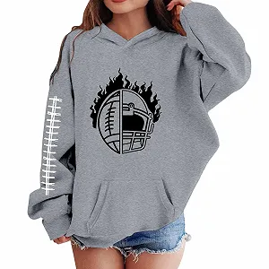 Худи для девочки с бейсбольным принтом, мягкий флисовый пуловер, размер 152 - Фото 1