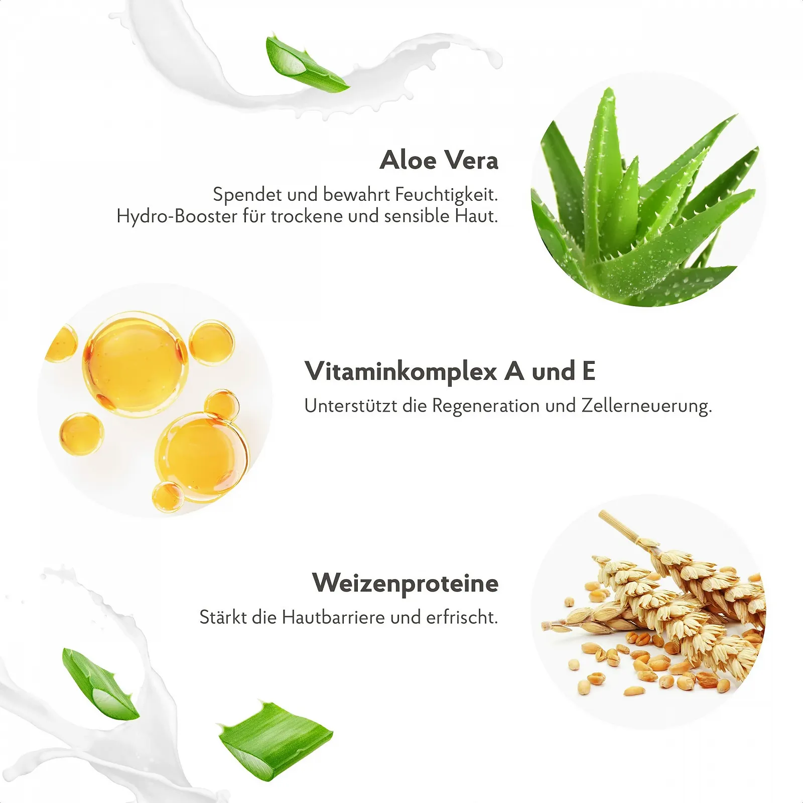 Лосьйон для тіла HAKA Aloe Vera 200 мл, інтенсивне зволоження для гладкої шкіри, ніжний догляд з делікатним ароматом, фото №3