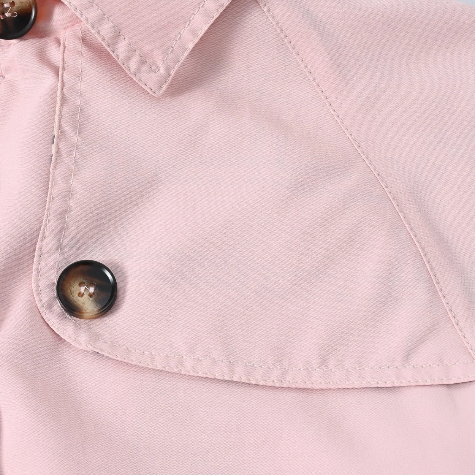 Тренч Для дівчат Generisch Знімний капюшон, застібка на ґудзиках, фото №5