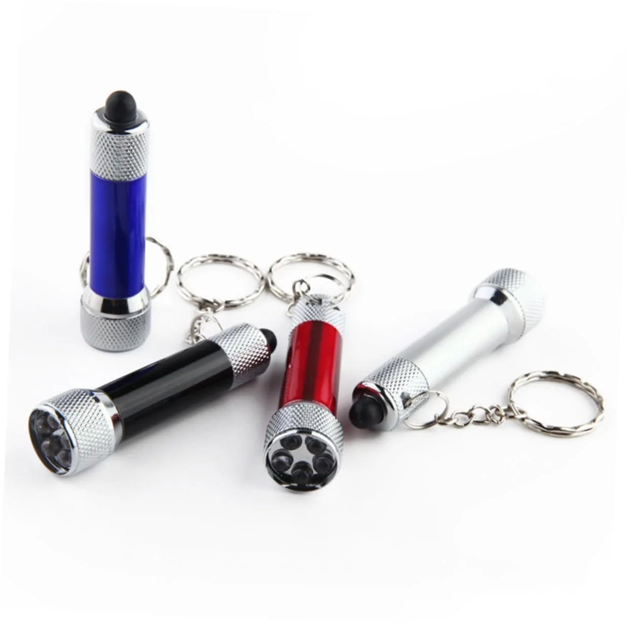 Міні-ліхтарик-брелок LED Homoyoyo, алюмінієвий сплав, 20 шт, фото №4 Міні-ліхтарик-брелок LED Homoyoyo, алюмінієвий сплав, 20 шт, фото №4