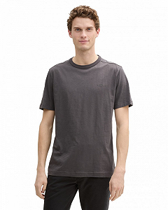 Футболка Basic cotton  1045627-10899 Tom Tailor Сірий 3XL - Фото 1