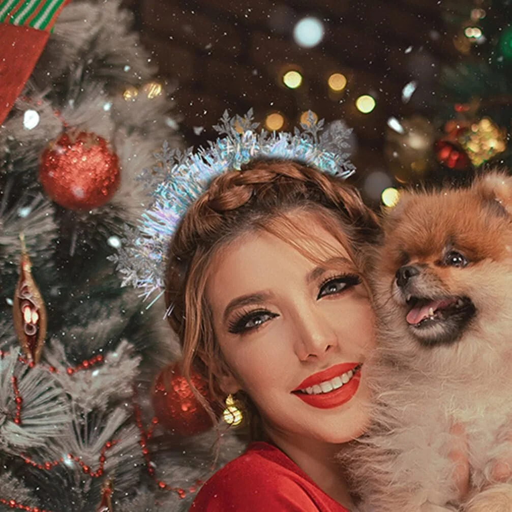 Набір Різдвяних обручів Healvian для жінок (3 шт.), фото №3 Набір Різдвяних обручів Healvian для жінок (3 шт.), фото №3