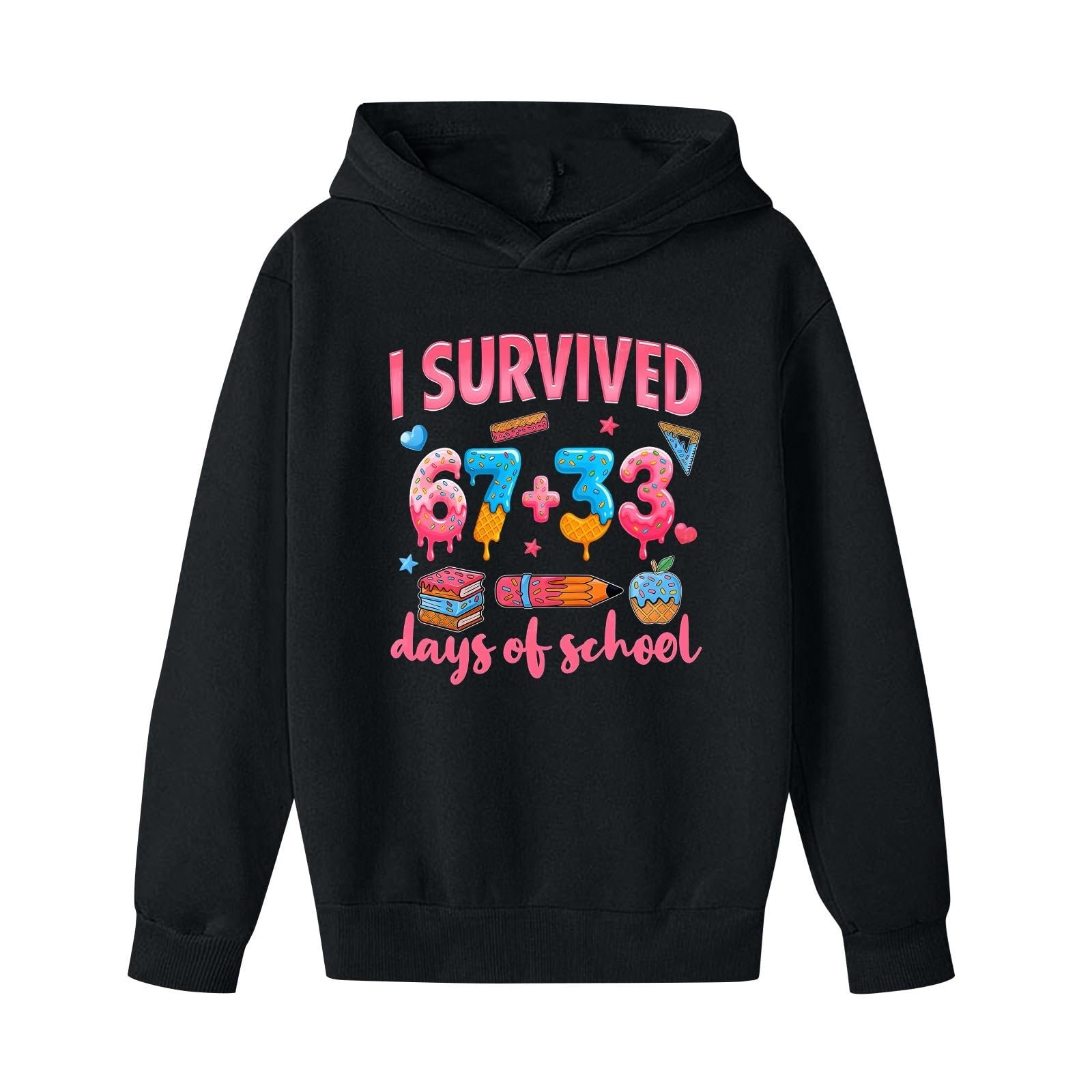 Худі Six Seven 67 Meme з довгими рукавами та капюшоном, фото №5