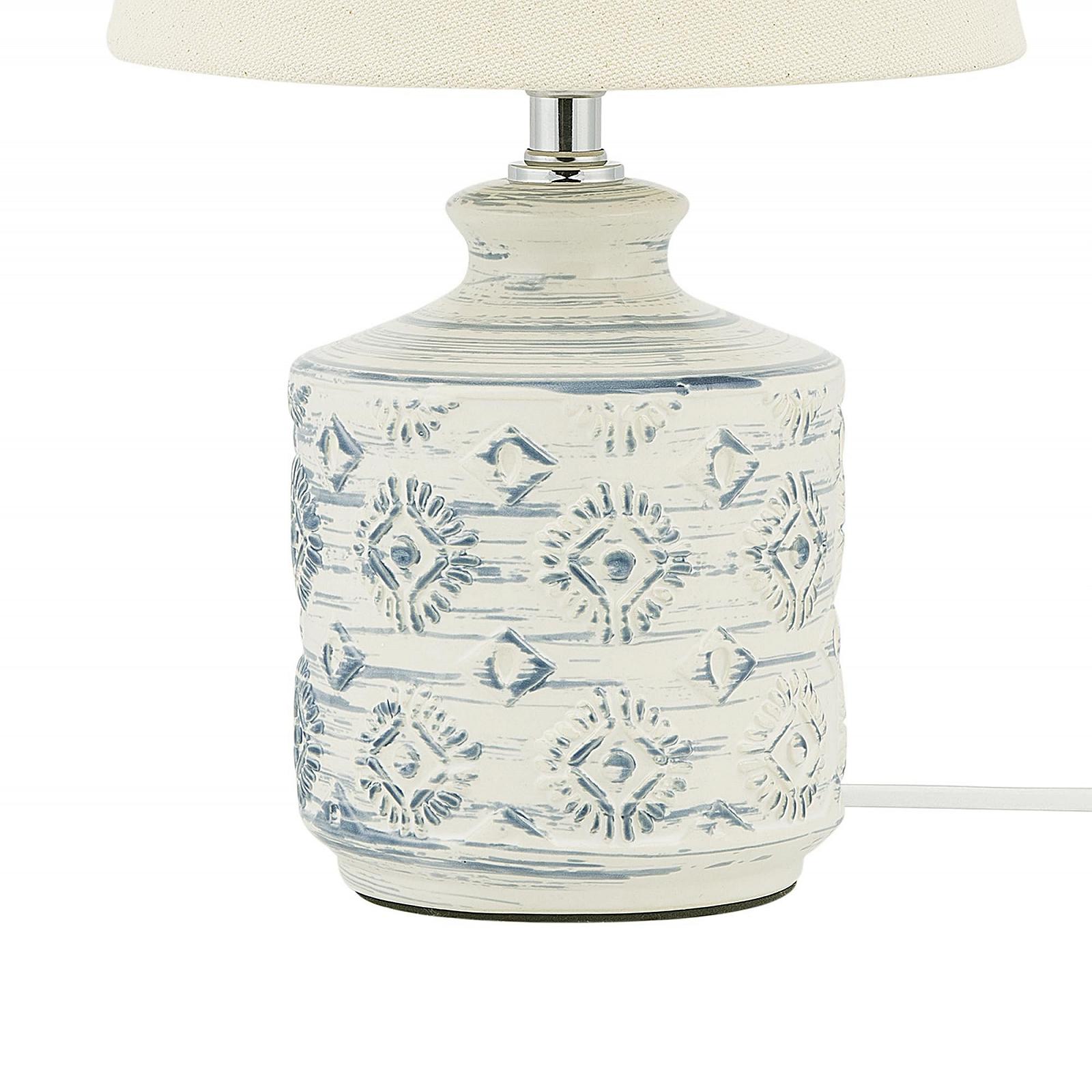 Настільна лампа Rosanna Декоративна Кераміка/Тканина Бежевий, фото №9