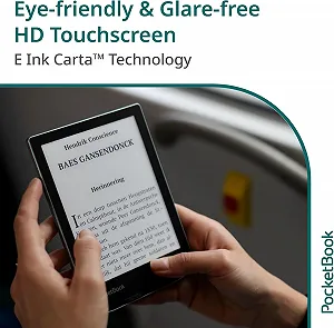 Електронна книга 6" PocketBook Verse PB629 / 8ГБ / Wi-Fi / Bluetooth  /  SD слот / Кольоровий сенсорний E-Ink Carta 1024х758 / Налаштовувана яскравість / До 1 місяця роботи від батареї / Сірий (PB629-2-CIS) synthetic.ua - Фото 1