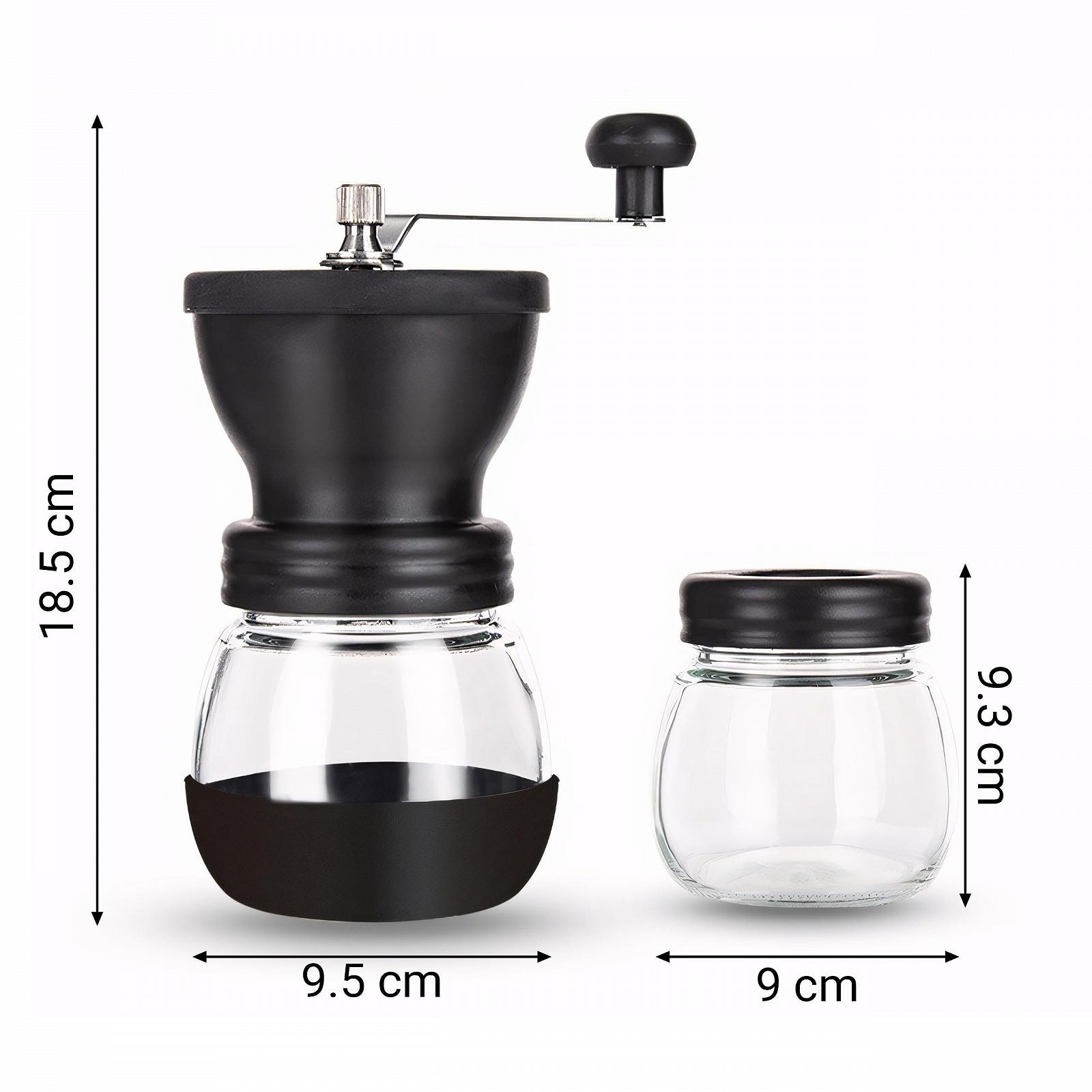 Ручная кофемолка Retoo Ceramic Grinder, мельница для крупного и мелкого помола, ручная мельница, нержавеющая сталь, кофейные зерна, перечница, лезвие, чаша, контейнер для хранения, черный, фото №8 Ручная кофемолка Retoo Ceramic Grinder, мельница для крупного и мелкого помола, ручная мельница, нержавеющая сталь, кофейные зерна, перечница, лезвие, чаша, контейнер для хранения, черный, фото №8