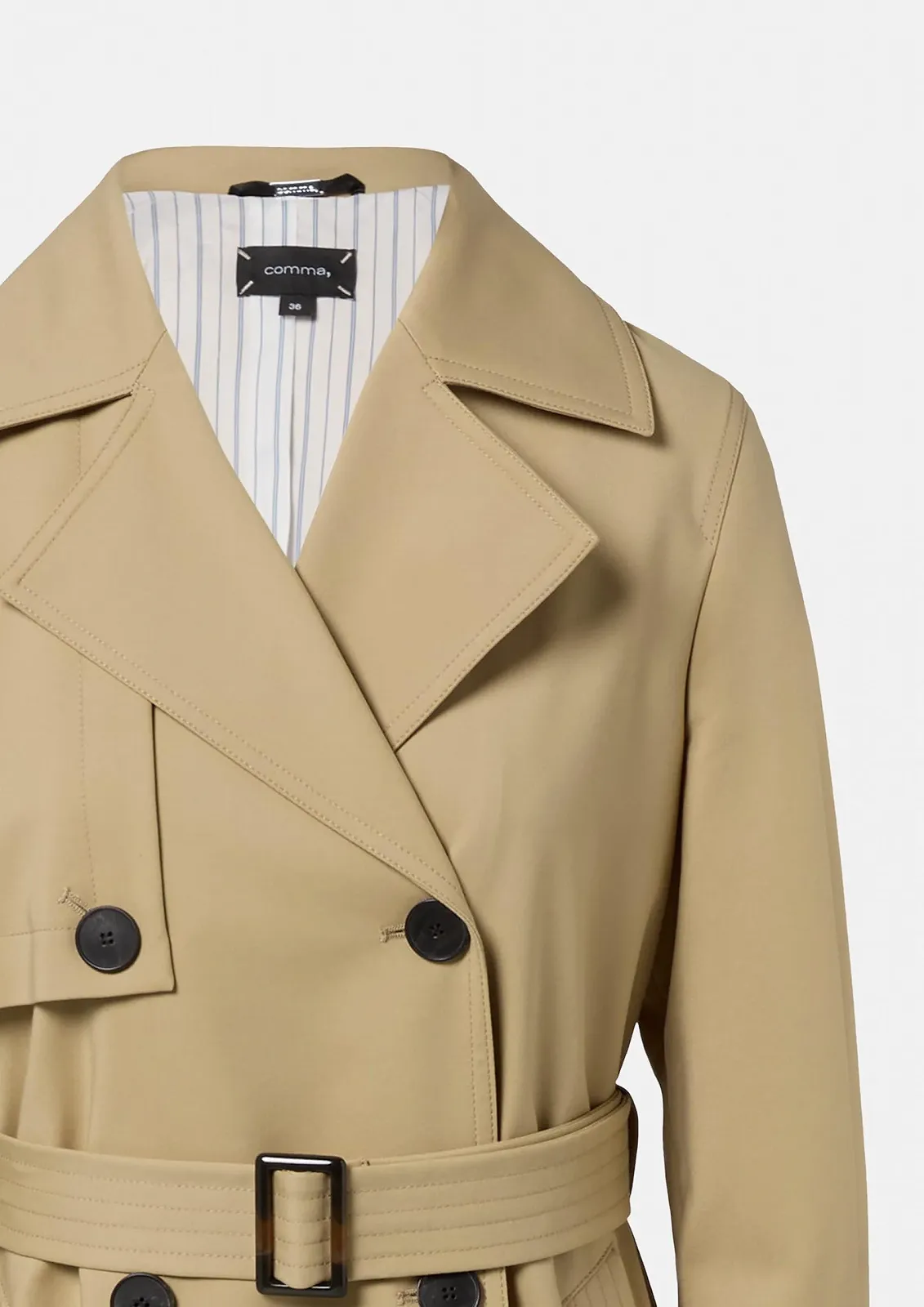 Тренч comma Classic Двубортный На Пуговицах, фото №5 Тренч comma Classic Двубортный На Пуговицах, фото №5