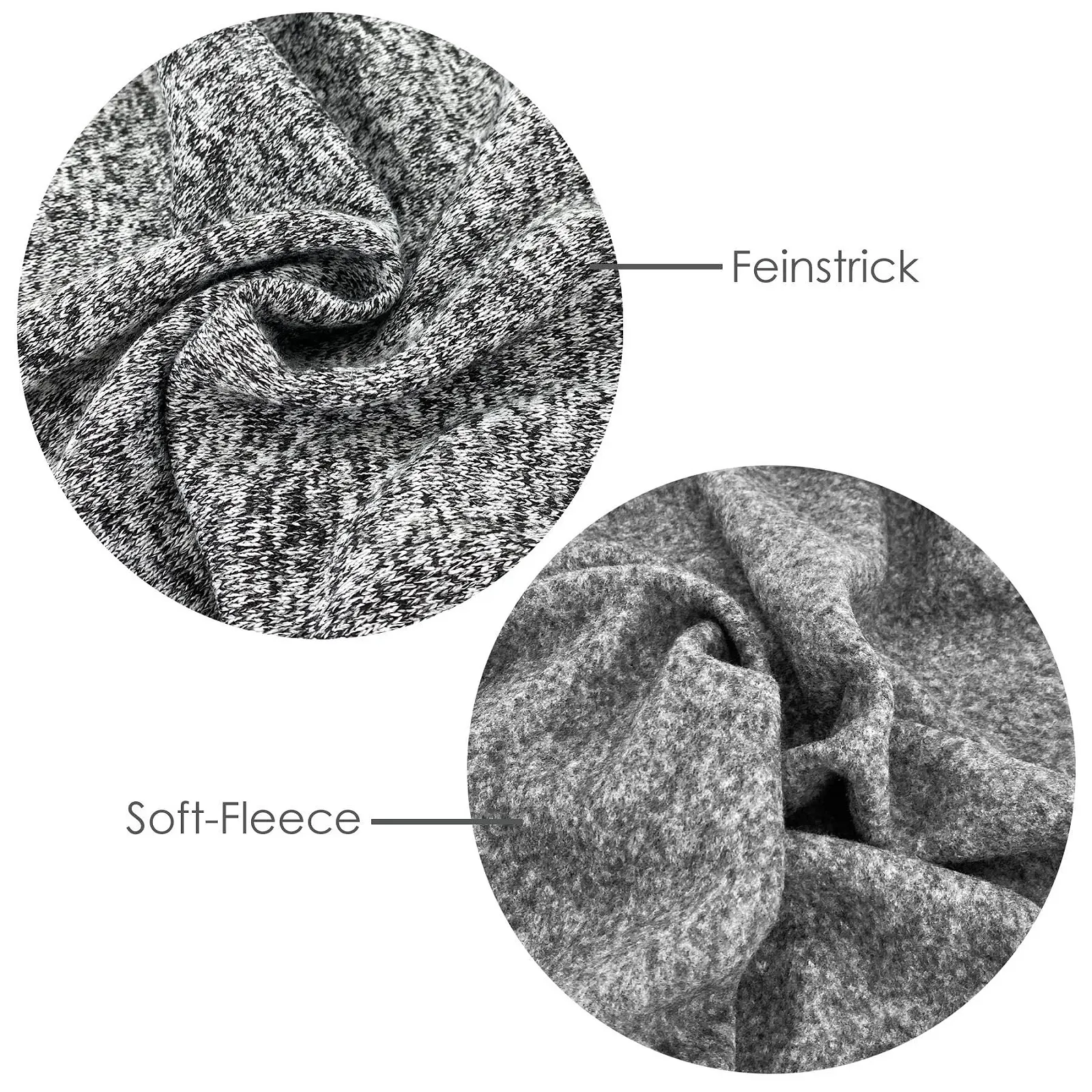 Вязаное одеяло heimtexland Тип 854 Cерый меланж, 150 x 200 см, фото №4