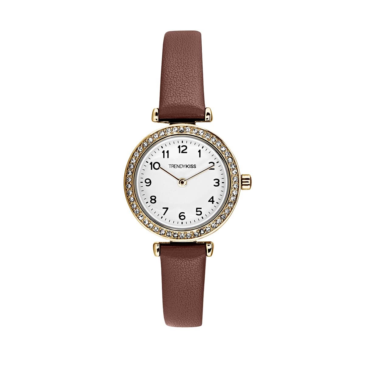 Жіночий годинник Аналоговий Trendy Kiss TC10165-02 Шкіряний ремінець, верблюжий колір, Ремінець., фото №1